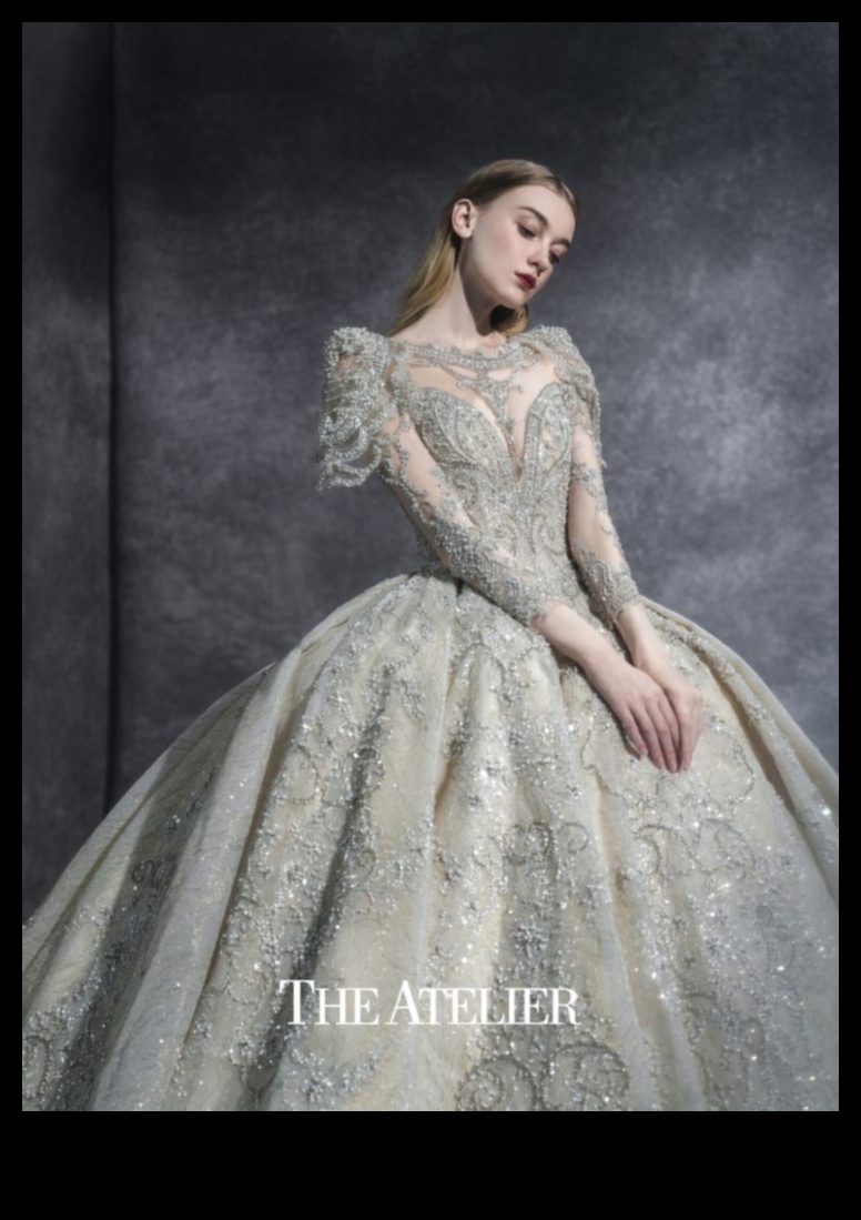 تصميم الأزياء الكلاسيكية: روائع ثوب الزفاف خمر