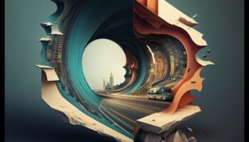 اللوحات الإبداعية: تقاطع الفن والتصميم الجرافيكي