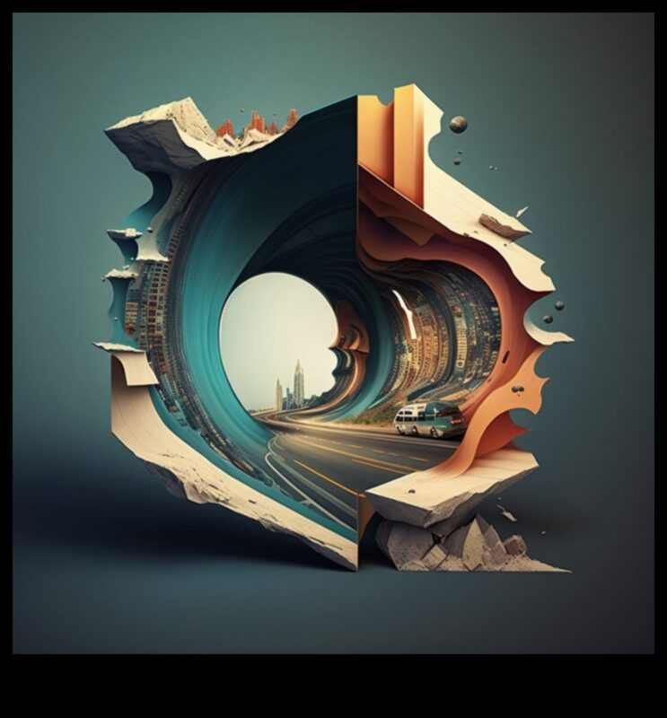 اللوحات الإبداعية: تقاطع الفن والتصميم الجرافيكي